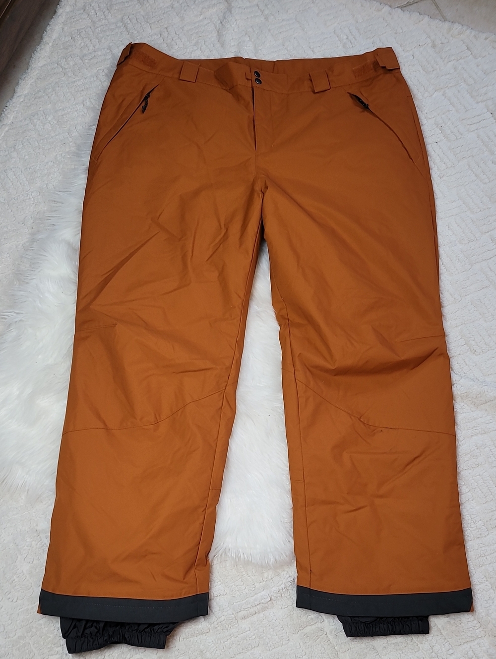 columbia men’s Gulfport ski pants orange snow winter Omni-tech Size XXL